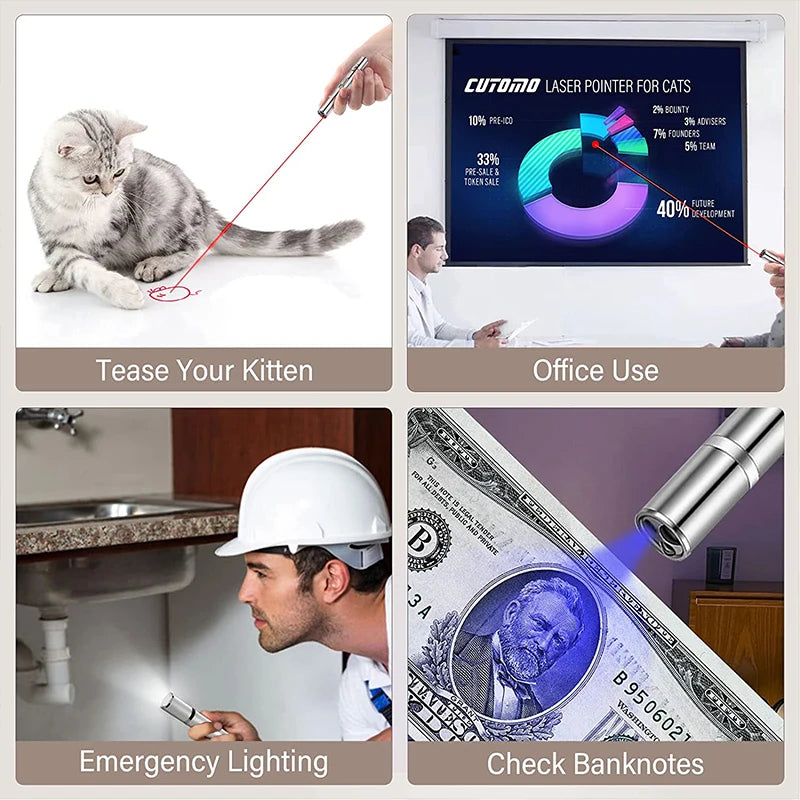 3 in 1 Cat Rechargeable Cat Laser Pen