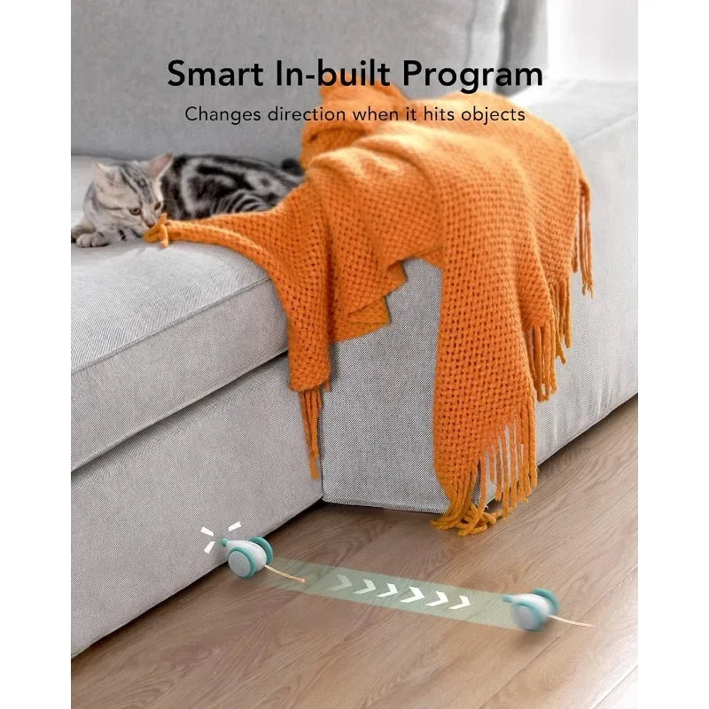 Smart Electric Cat Mouse Toy with Automatic on/off