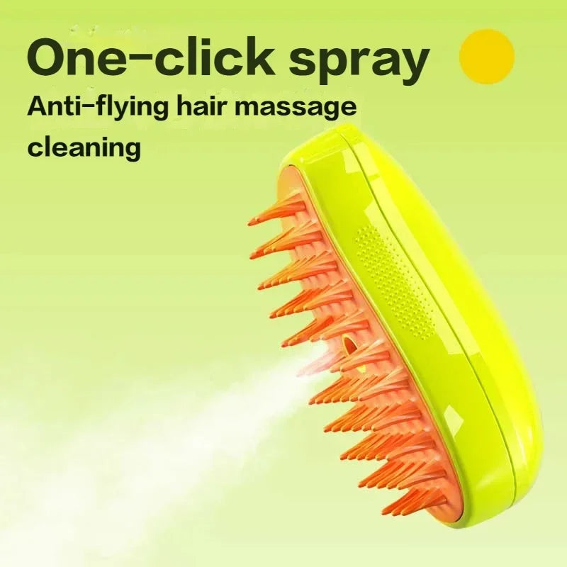 Steamy Electric Spray Massage Grooming Bruch