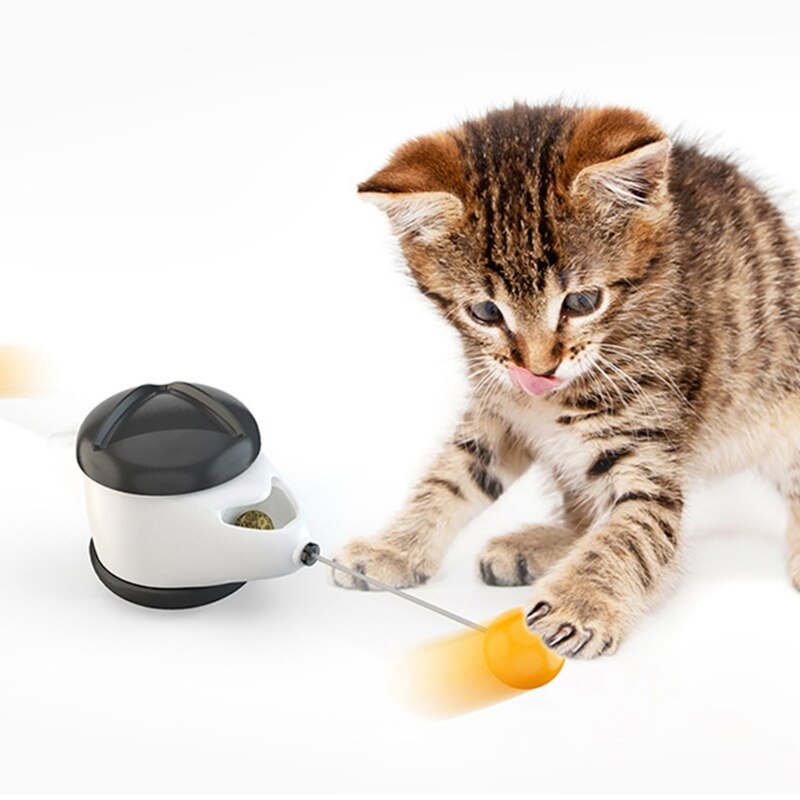 Interactive Tumbler Toy with Catnip