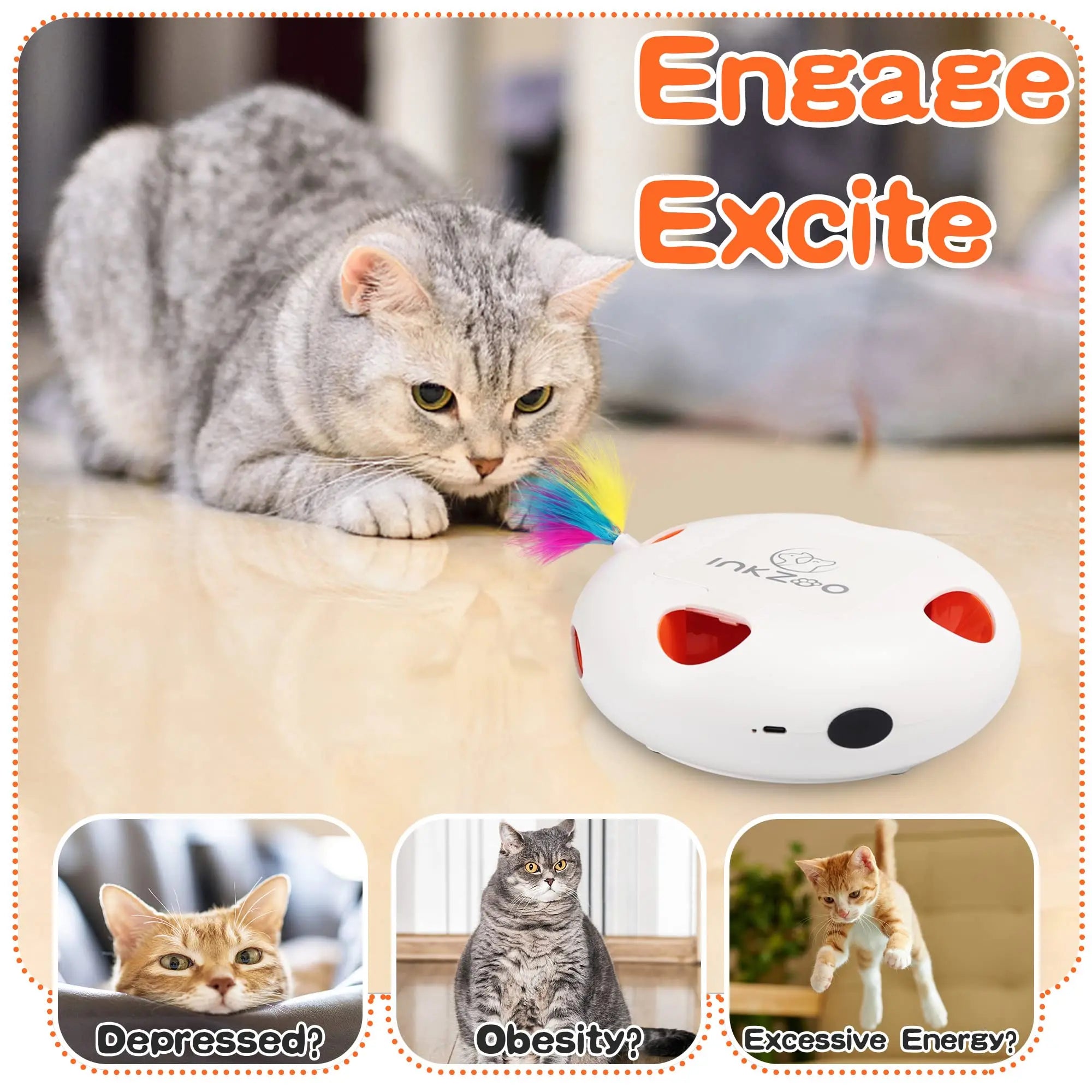 Interactive Automatic Kitten Toy