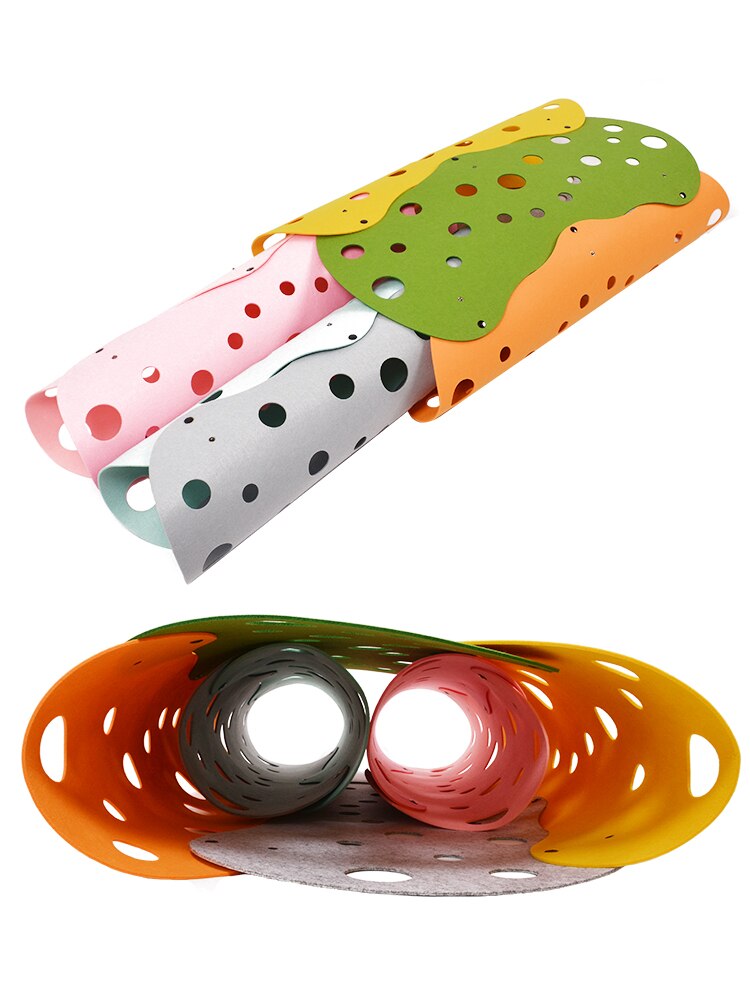Splicing Cat Foldable Tunnel Tube Deformable