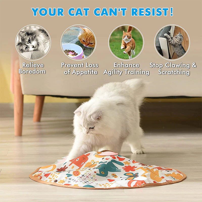 Intelligent 360 Rotating Cat Toy USB Charging.